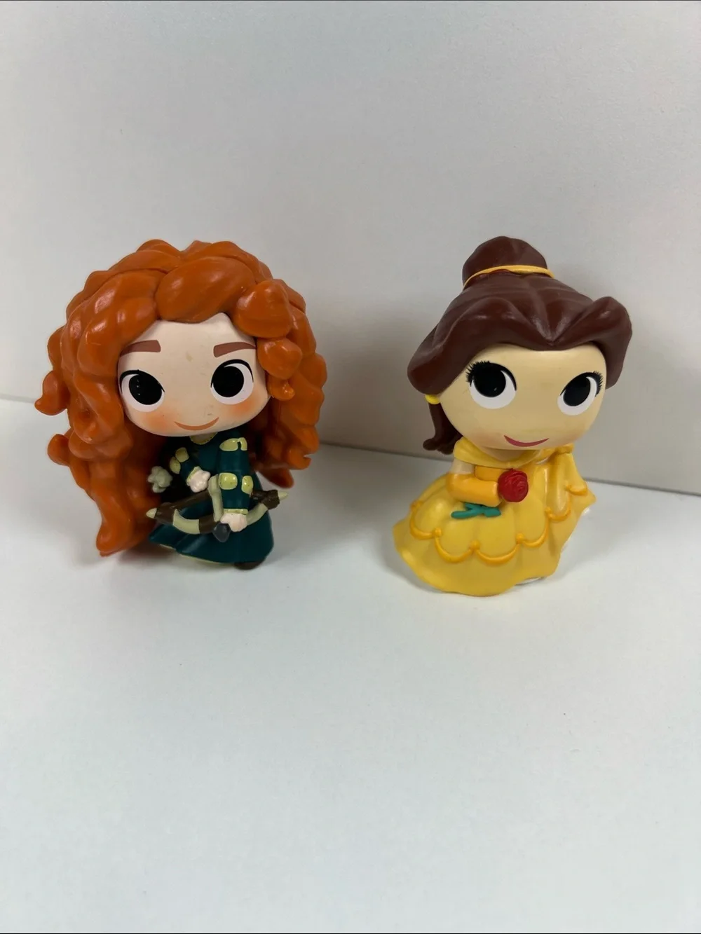 Funko Bitty Pop Disney Princess Figure Set Ariel Belle Jasmine Snow White Merida